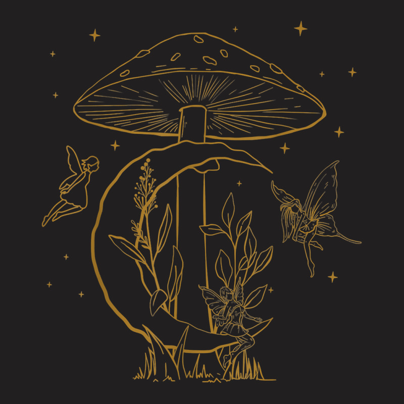 Fairycore Aesthetic Fairy Core Grunge Mushroom Moon Fairies T-shirt | Artistshot