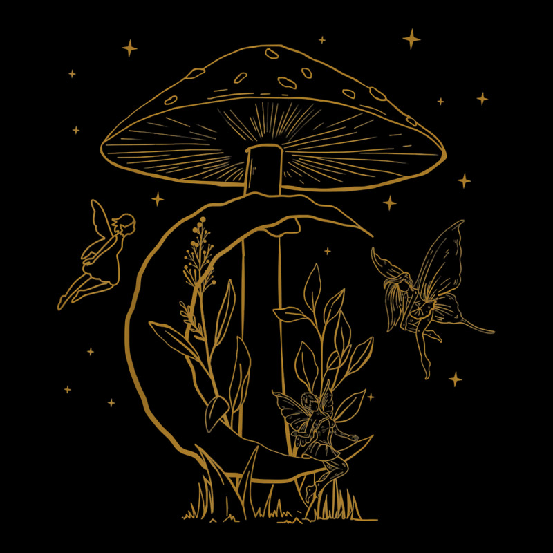 Fairycore Aesthetic Fairy Core Grunge Mushroom Moon Fairies V-neck Tee | Artistshot