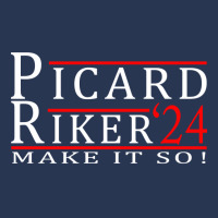 Picard Riker 2024 Make It So Long Sleeve T Shirt Ladies Denim Jacket | Artistshot