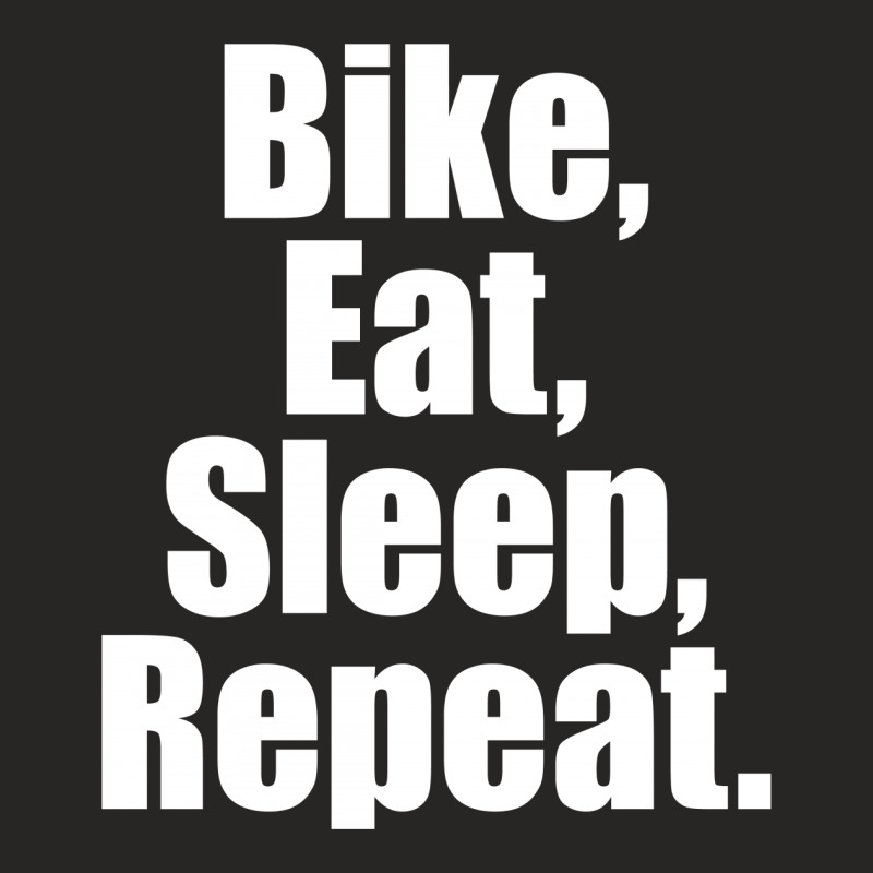 Bike Eat Sleep Repeat Ladies Fitted T-Shirt by tshiart | Artistshot