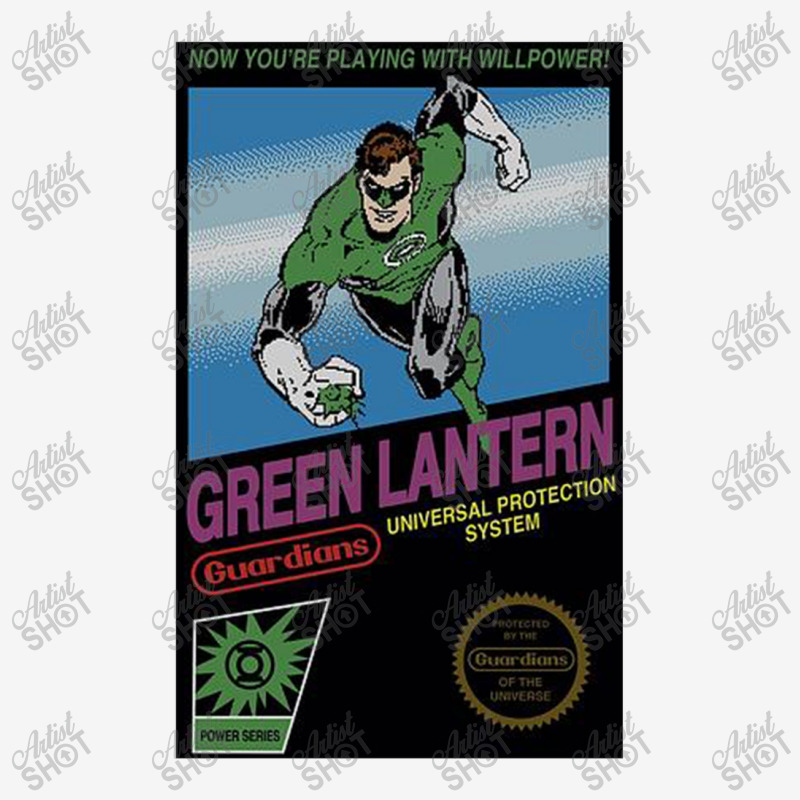 Green Lantern, Box Art, Portrait Canvas Print | Artistshot