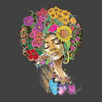 Afro Women Flowers Butterfly Latina African American Melanin Vintage T-shirt | Artistshot