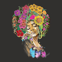 Afro Women Flowers Butterfly Latina African American Melanin Champion Hoodie | Artistshot