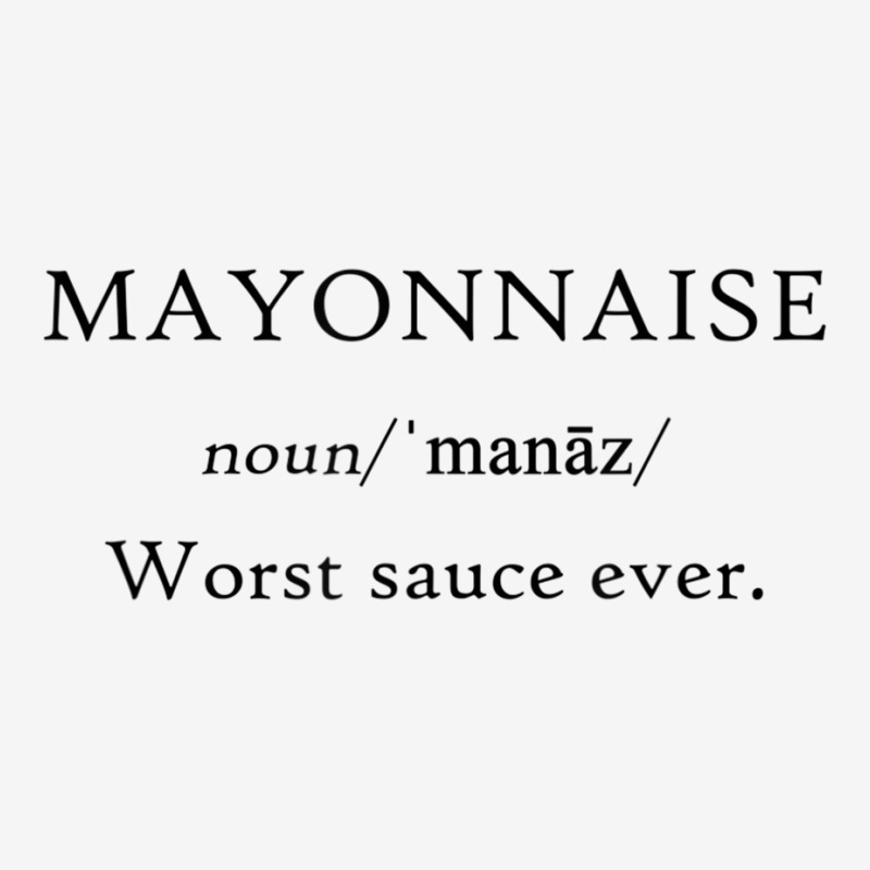 Mayonnaise Worst Sauce Ever Funny Dip Condiment T Shirt Crew Socks | Artistshot