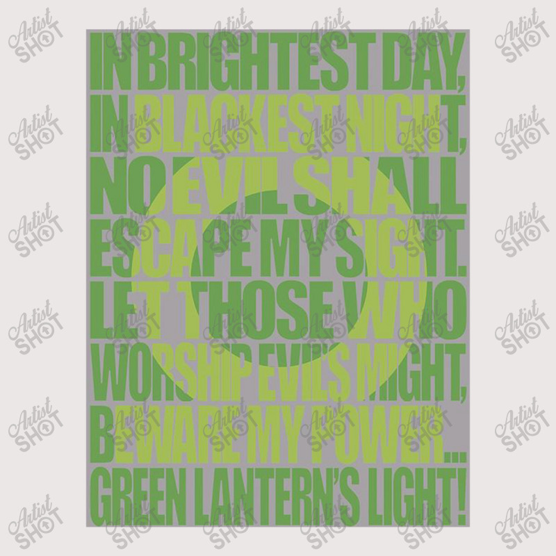 Green Lantern, Green Lantern Oath Pocket T-shirt | Artistshot