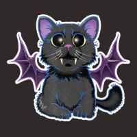 Cute Bat Wing Cat Vampire Funny Halloween Costume Dotd Racerback Tank | Artistshot