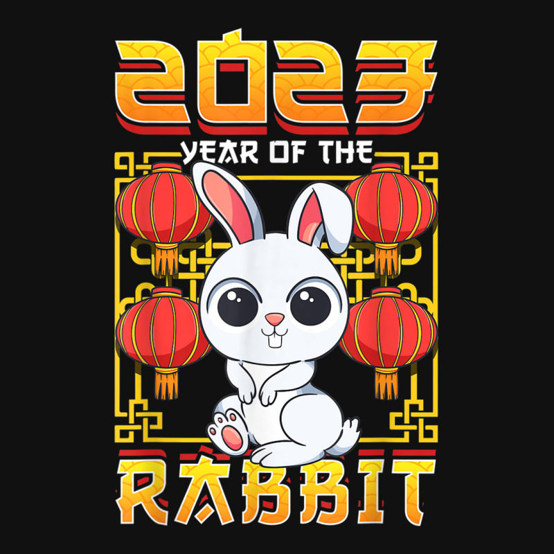 Year Of The Rabbit 2023 Chinese Zodiac Cute Kawaii Bunny Portrait Canvas Print by Halloween | Artistshot