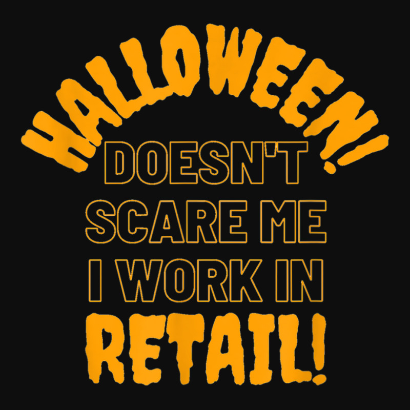 Halloween Retail Funny Work Attire T Shirt Crop Top by cm-arts | Artistshot