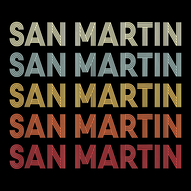 San Martin California San Martin Ca Retro Vintage Text T Shirt Zipper Hoodie by cm-arts | Artistshot