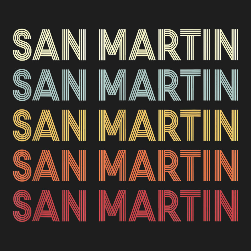 San Martin California San Martin Ca Retro Vintage Text T Shirt Classic T-shirt | Artistshot