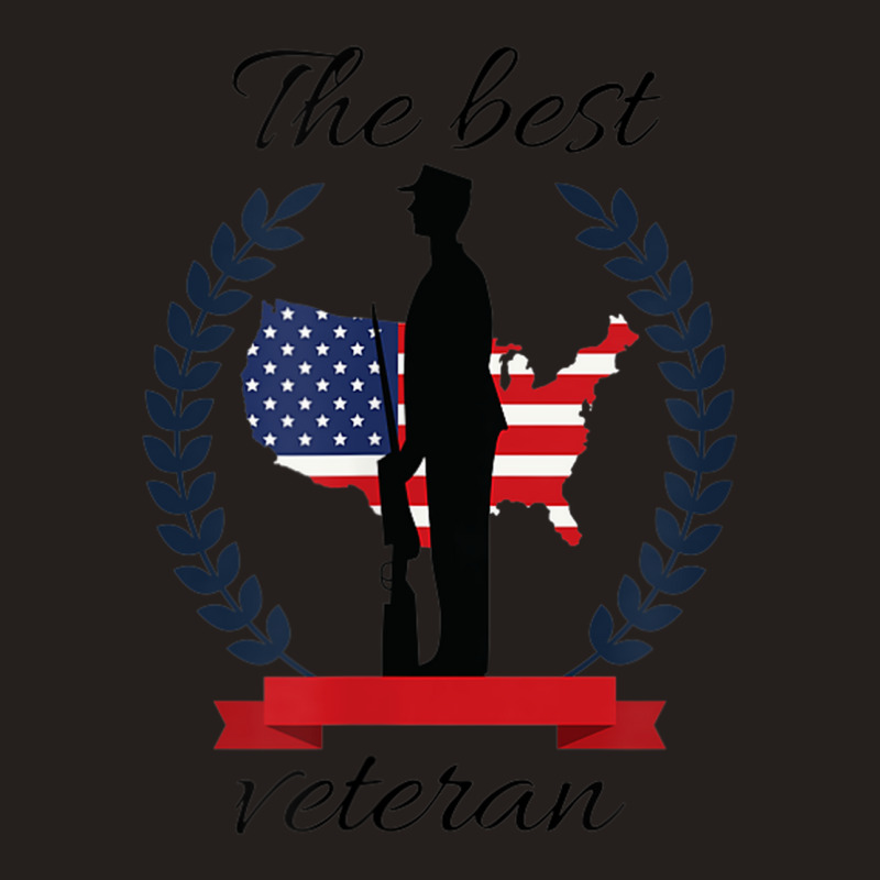 The Best Veteran Patriotic Army American Soldier Us Flag Tank Top | Artistshot