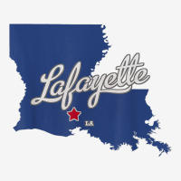 Lafayette Louisiana La Map T Shirt Full Set Car Mats | Artistshot