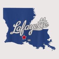 Lafayette Louisiana La Map T Shirt Pocket T-shirt | Artistshot