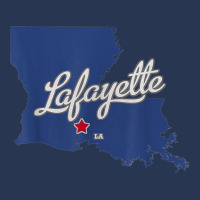 Lafayette Louisiana La Map T Shirt Men Denim Jacket | Artistshot