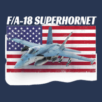 Patriotic American Naval Fa 18 Superhornet Tee In Action Ladies Denim Jacket | Artistshot