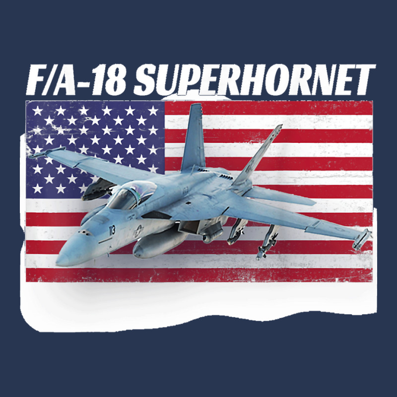 Patriotic American Naval Fa 18 Superhornet Tee In Action Ladies Denim Jacket by cm-arts | Artistshot