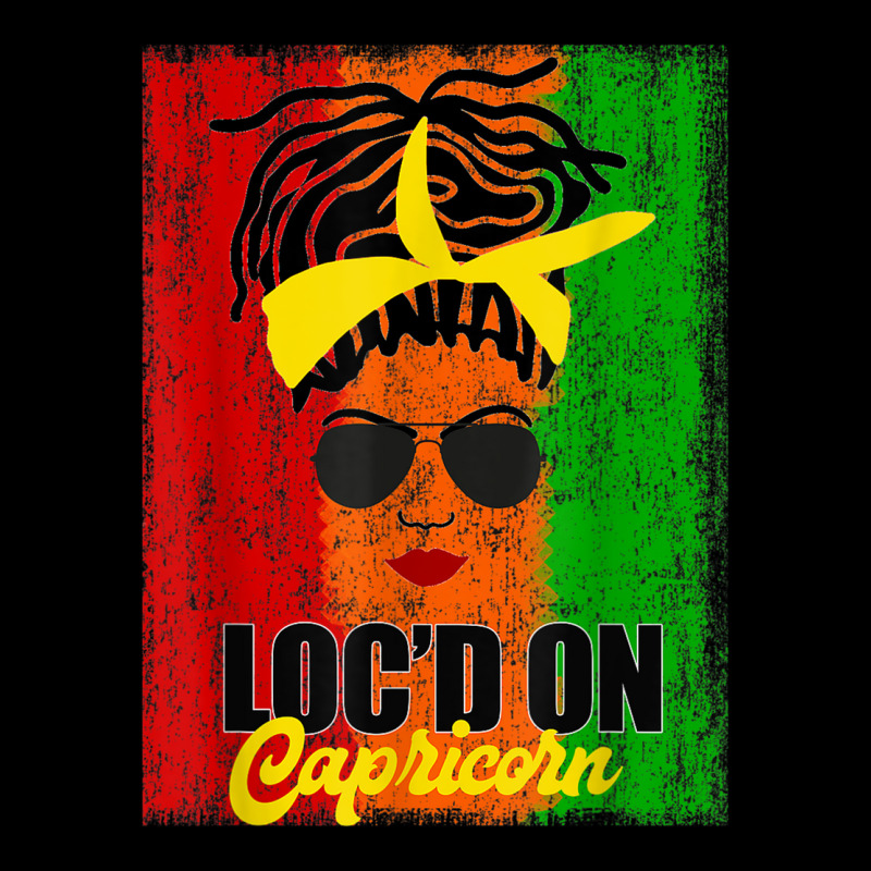 Loc'd On Capricorn Zodiac Birthday Locs V-neck Tee | Artistshot