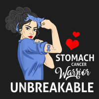 Stomach Cancer Awareness Warrior Unbreakable Strong Women Classic T-shirt | Artistshot