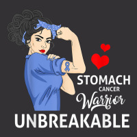 Stomach Cancer Awareness Warrior Unbreakable Strong Women Vintage Hoodie | Artistshot