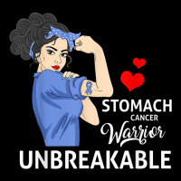 Stomach Cancer Awareness Warrior Unbreakable Strong Women Fleece Short | Artistshot