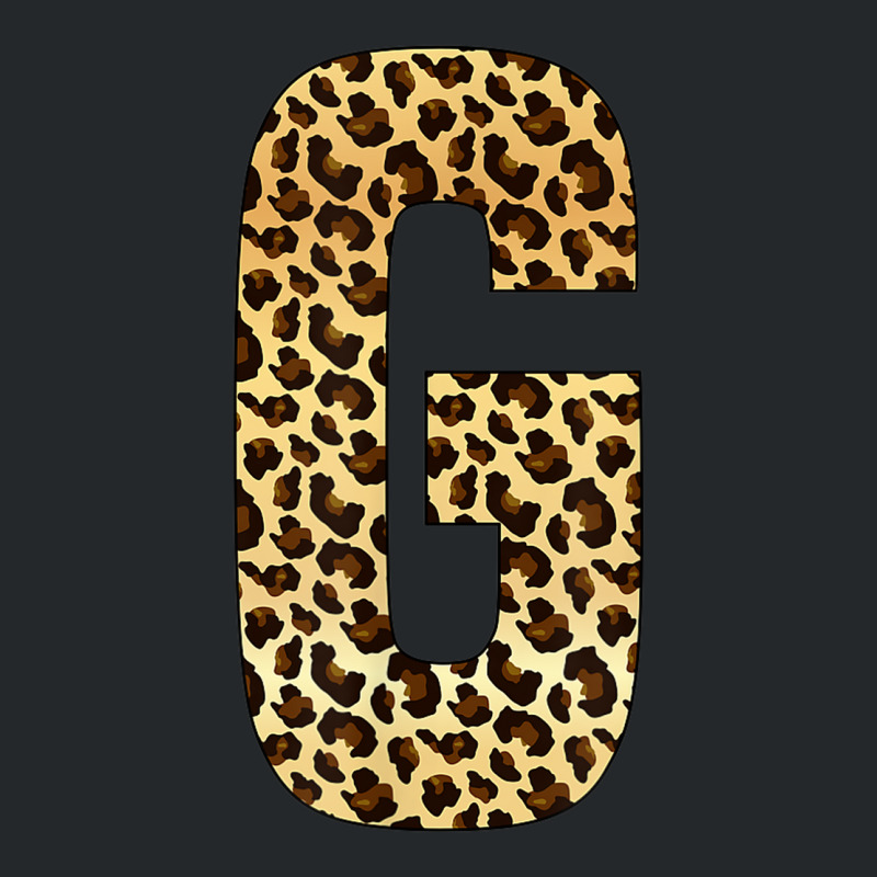 Letter G Alphabet Letters Leopard Cheetah Initial Crewneck Sweatshirt by Loves | Artistshot