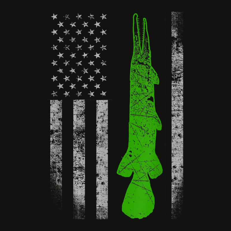 Alligator Gar Flag - Alligator Gar Fishing Scorecard Crop Tee by Graham Sanchez | Artistshot