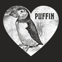 Love Heart Puffins Shirt Cute Puffin Iceland Lover Gift Tee Ladies Fitted T-shirt | Artistshot