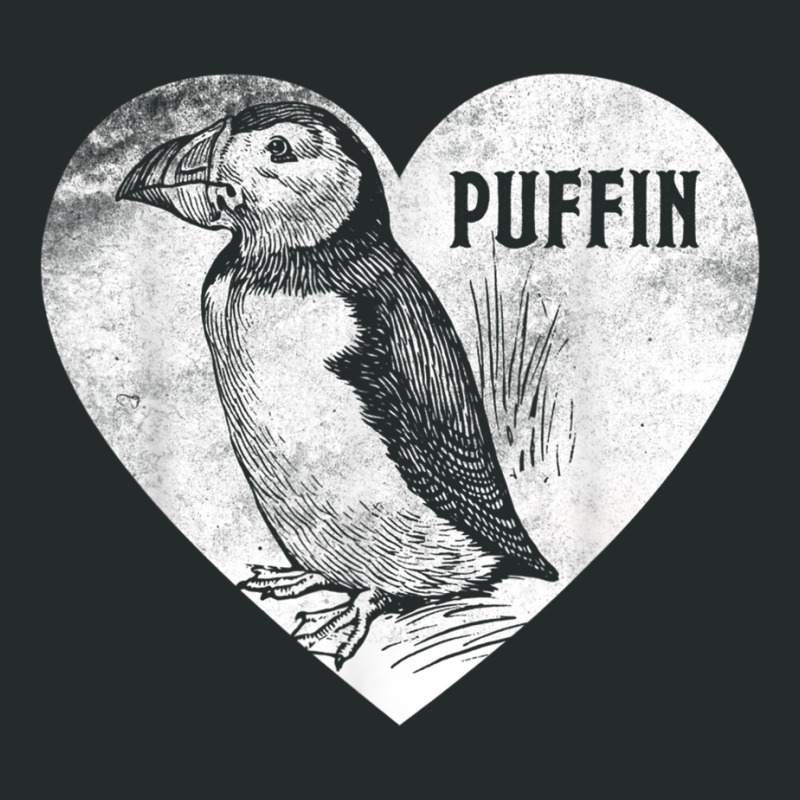 Love Heart Puffins Shirt Cute Puffin Iceland Lover Gift Tee Women's Triblend Scoop T-shirt by cm-arts | Artistshot