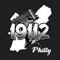 Philadelphia Silhouette With Zip Code 19112 And Liberty Bell T-shirt | Artistshot