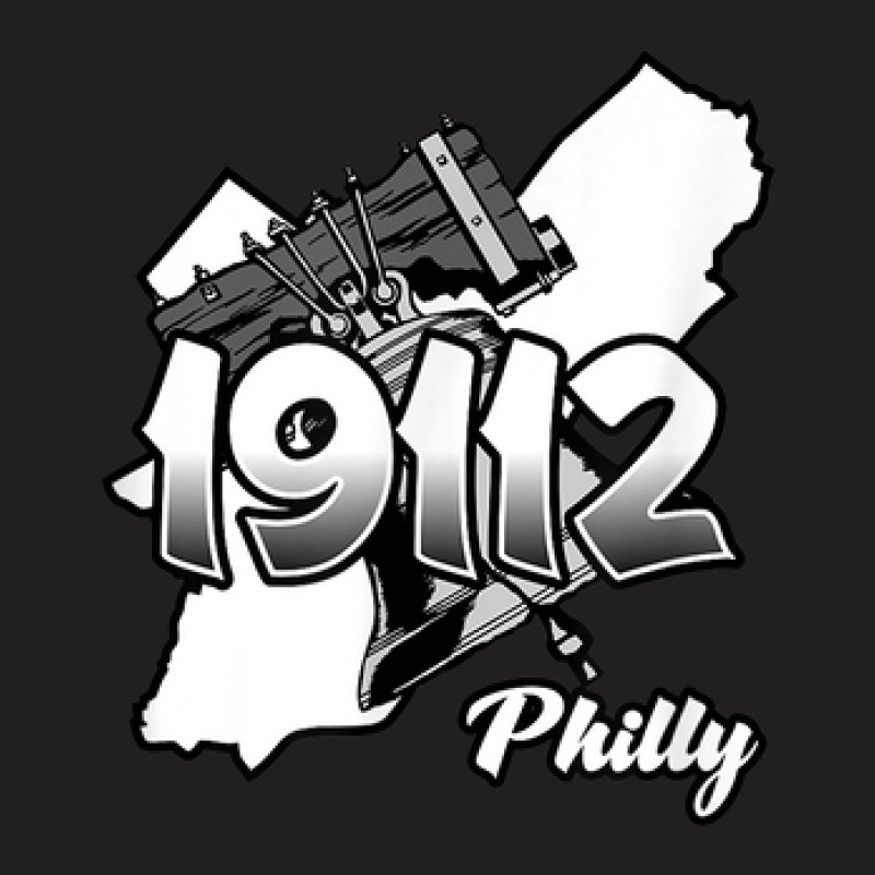 Philadelphia Silhouette With Zip Code 19112 And Liberty Bell T-shirt | Artistshot