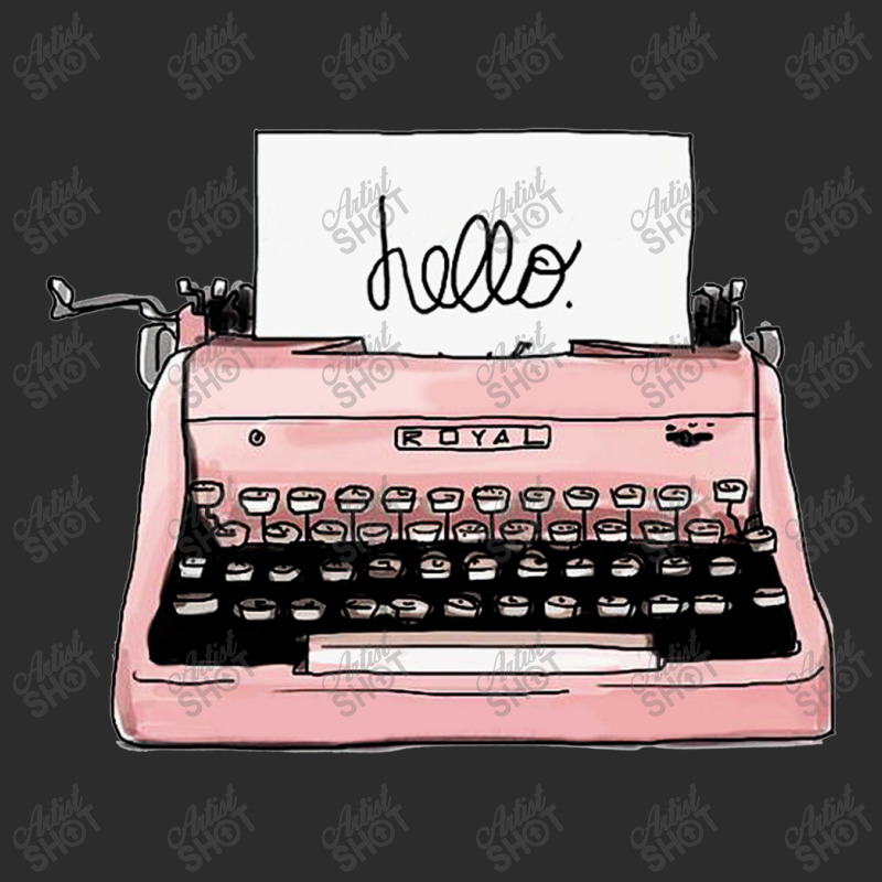 Hand Drawn Vintage Typewriter Writing Machine Exclusive T-shirt by calesjoanne | Artistshot