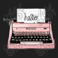 Hand Drawn Vintage Typewriter Writing Machine Ladies Polo Shirt | Artistshot