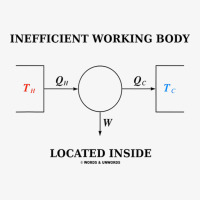 Inefficient Working Body Located Inside Carnot Cycle Physics Ladies Fitted T-shirt | Artistshot