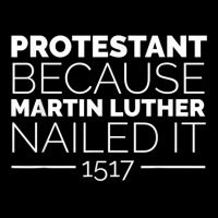 Reformation Day Shirt Protestant Because Luther Nailed It V-neck Tee | Artistshot