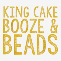 King Cake Booze & Beads Mardi Gras Gold T Shirt Adjustable Cap | Artistshot