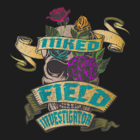 Field Investigator Inked Skull Tattoo Backside Design Classic T-shirt | Artistshot