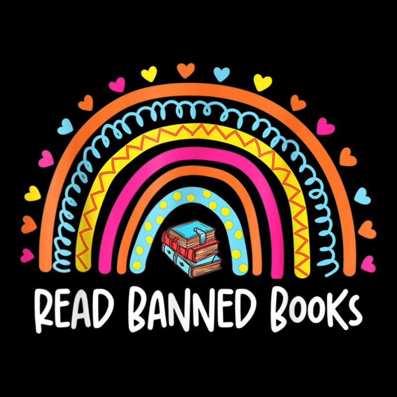 I Read Banned Books Vintage Rainbow Reading Book Lover Youth Hoodie by RandiCrystalGraber | Artistshot