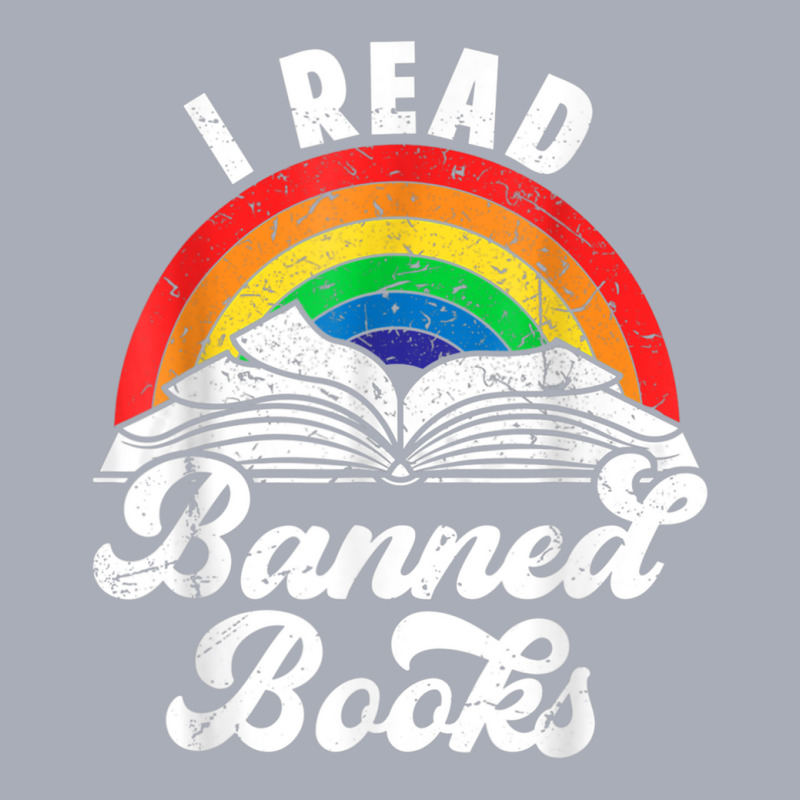 I Read Banned Books Vintage Literature Rainbow Reading Tank Dress by RandiCrystalGraber | Artistshot