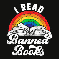 I Read Banned Books Vintage Literature Rainbow Reading Scorecard Crop Tee | Artistshot