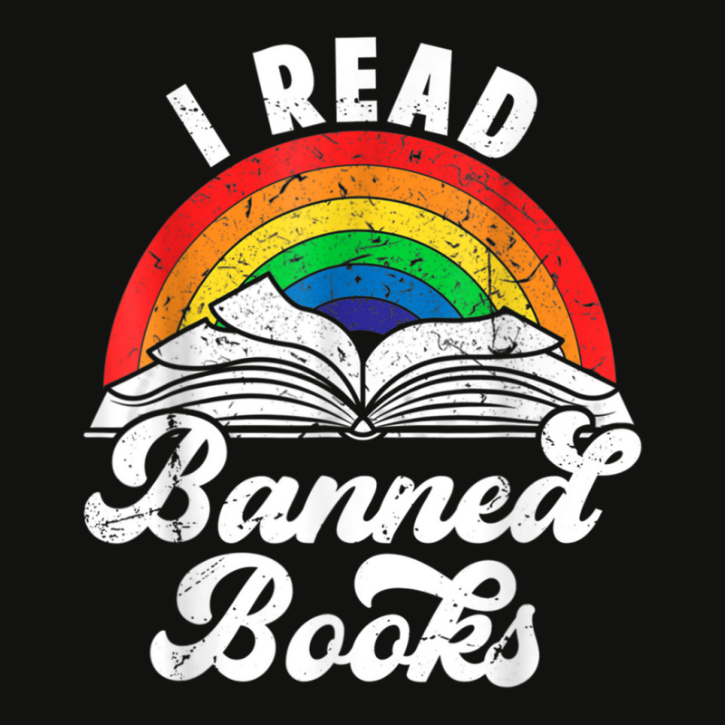 I Read Banned Books Vintage Literature Rainbow Reading Scorecard Crop Tee by RandiCrystalGraber | Artistshot