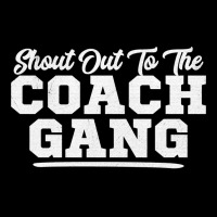 Shout Out To The Coach Gang   Coach Gang Wear   Graphic Tops Sweatshir Adjustable Cap | Artistshot