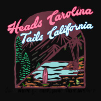 Heads Carolina Tail California Western Summer Beach Paradise Gift Crop Top | Artistshot