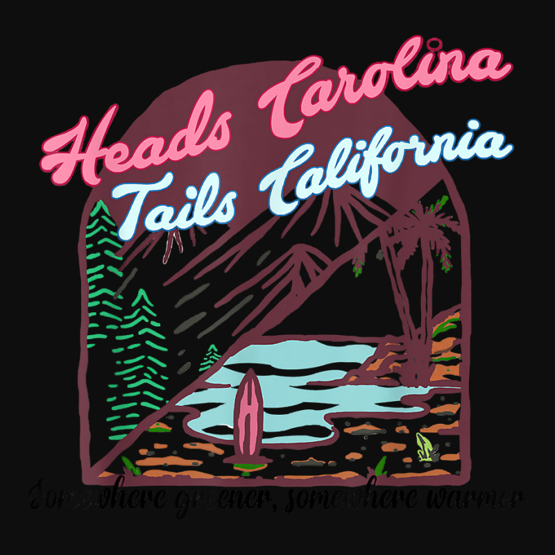 Heads Carolina Tail California Western Summer Beach Paradise Gift Crop Top by FrancesTiffany | Artistshot