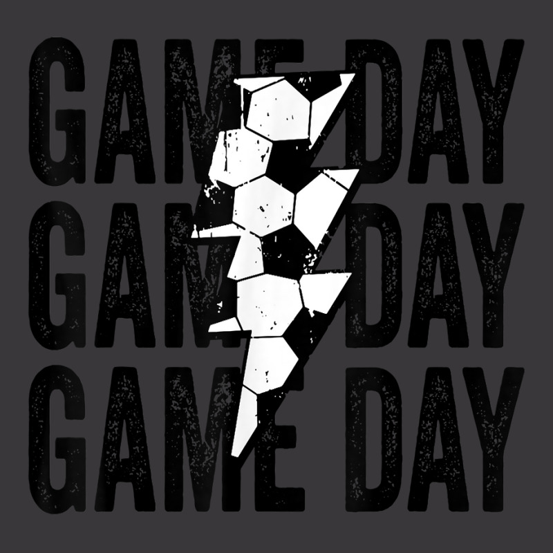 Vintage Game Day Soccer Lightning Bolt Funny Soccer Lover T Shirt Ladies Curvy T-Shirt by cm-arts | Artistshot