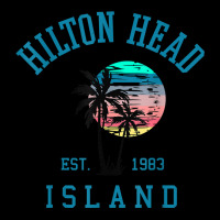 Hilton Head Island South Carolina Beach Palm Trees Summer Women's V-neck T-shirt | Artistshot