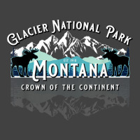 Glacier National Park Montana Moose Hiking Camping Souvenir New Year Vintage T-shirt | Artistshot