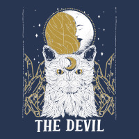 Devil Cat Moon Tarot Card Pagan Goblincore Goth Occult Sweatshirt Men Denim Jacket | Artistshot