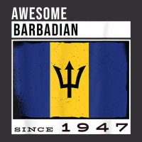 Awesome Barbadian Since 1947   Barbadian 75th Birthday T Shirt Vintage Short | Artistshot