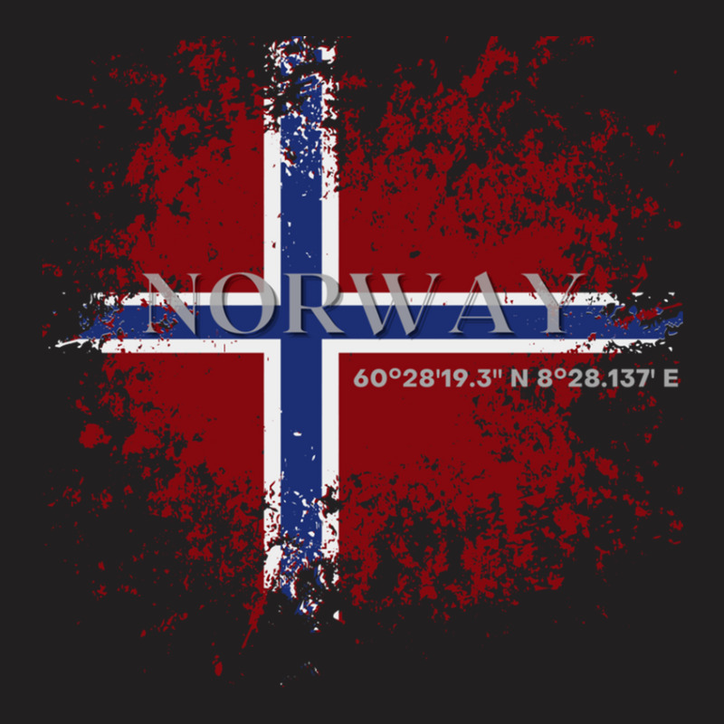Norway Vintage Grunge Flag T-shirt | Artistshot