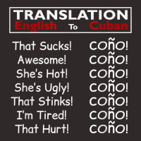 Funny Cuban Spanish Cono Bilingual Slang T Shirt Racerback Tank | Artistshot